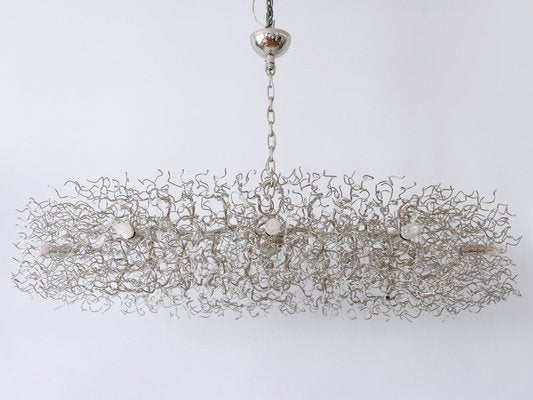 Nickel Chandelier, the Netherlands, 1990s-WPT-1766015