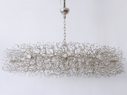 Nickel Chandelier, the Netherlands, 1990s-WPT-1766015