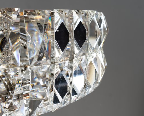 Nickel Crystal Chandelier from Bakalowits & Söhne, 1950s-SPD-734246