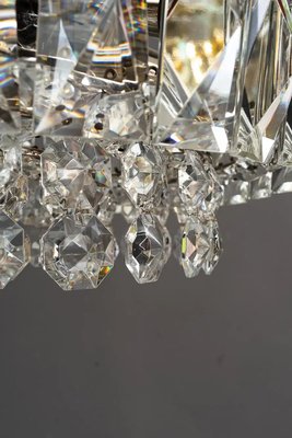 Nickel Crystal Chandelier from Bakalowits & Söhne, 1950s-SPD-1226546