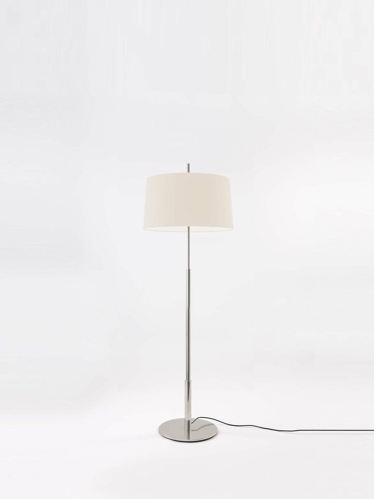 Nickel Diana Floor Lamp by Federico Correa