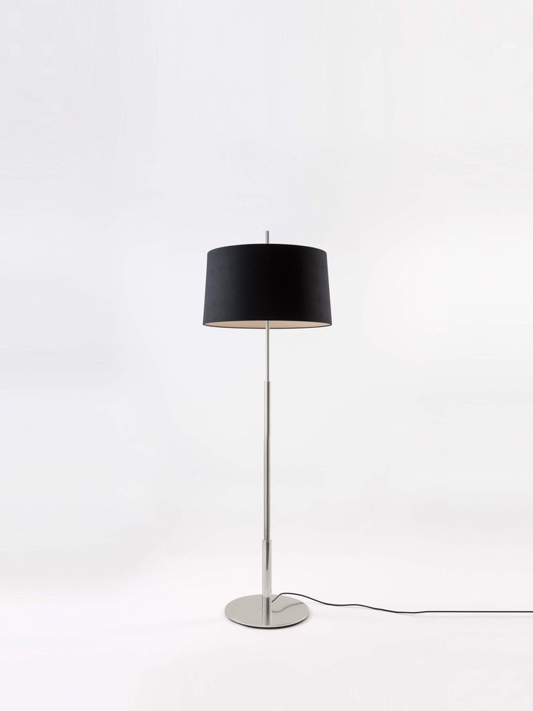 Nickel Diana Floor Lamp by Federico Correa