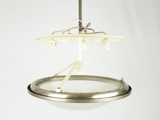 Nickel Plated Brass Kappa Ceiling Lamp by Sergio Mazza for Artemide, 1960s-RD-1802071