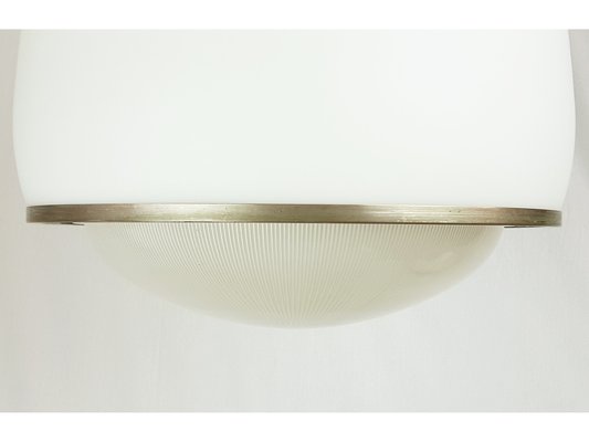 Nickel Plated Brass Kappa Ceiling Lamp by Sergio Mazza for Artemide, 1960s-RD-1802071