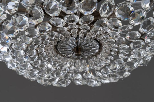 Nickel-Plated Chandelier from Bakalowits & Söhne, 1950s-SPD-1238968