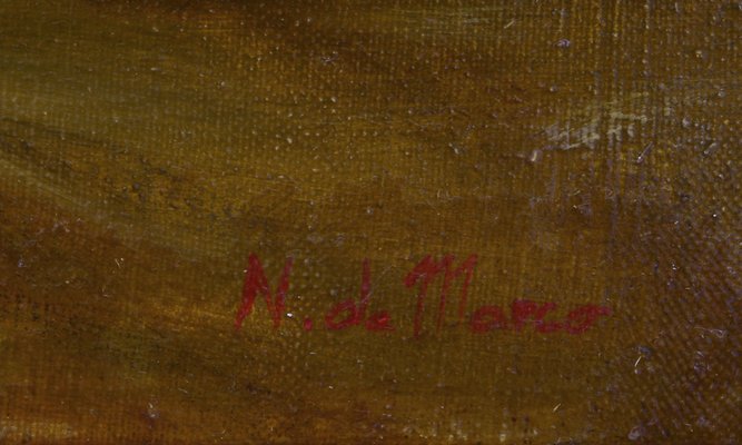 Nicola De Marco, Maternità, Oil on Canvas, Framed-VHF-1195693