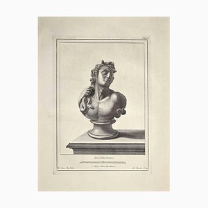 Nicola Fiorillo, Ancient Roman Bust, Etching, Late 18th-Century-ZCI-974281