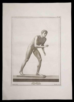 Nicola Fiorillo, Ancient Roman Statues, Original Etching, 18th-Century-ZCI-1165774