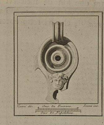 Nicola Vanni, Ancient Still Life, Etching, 18th Century-ZCI-1760666