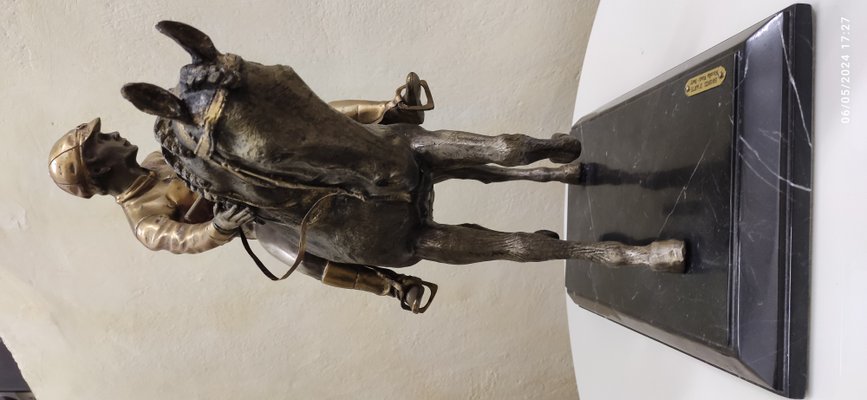 Nicola Voci, Jockey on Horseback, 1998, Bronze-HDX-2027815