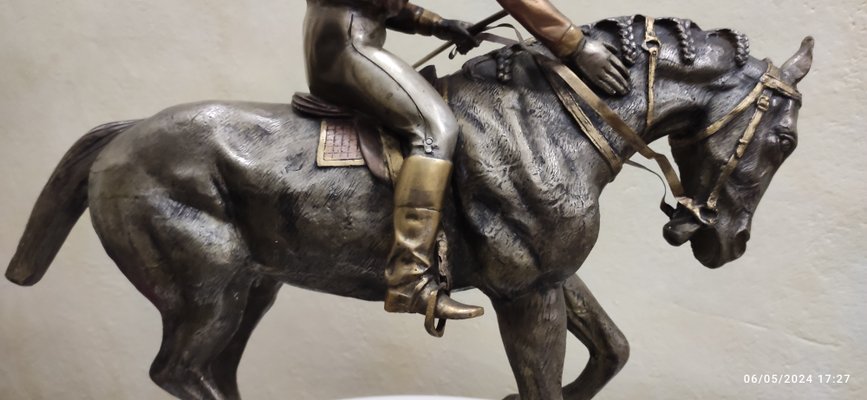 Nicola Voci, Jockey on Horseback, 1998, Bronze-HDX-2027815