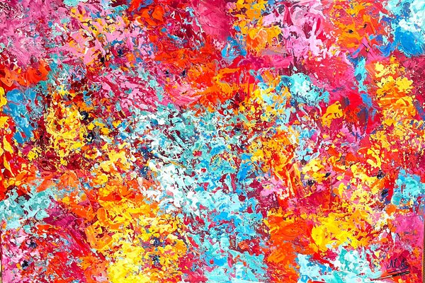 Nicole Azoulay, Explosion de Couleurs, 2024, Acrylic on Canvas-CHG-2037612