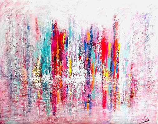 Nicole Azoulay, La Vie en Rose, 2024, Acrylic on Canvas-CHG-2037901