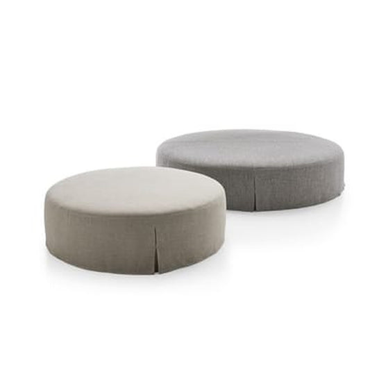 NIDUS - Round Upholstered Pouf