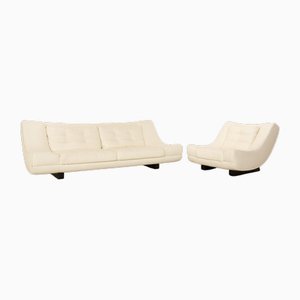 Nieri Leather Sofa and Lounge Chair, Set of 2-RQW-1808183