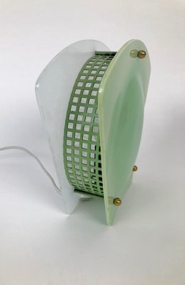 Night Light with Green and White Shades in Plastic, Austria, 1950s-BAF-1095155