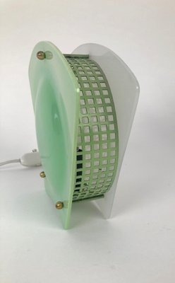 Night Light with Green and White Shades in Plastic, Austria, 1950s-BAF-1095155