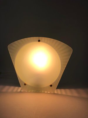 Night Light with Green and White Shades in Plastic, Austria, 1950s-BAF-1095155