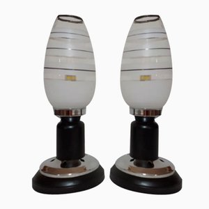 Night Table Lamps, 1950s, Set of 2-SNX-1368504