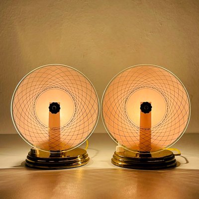 Nightside Table Lamps, Italy, 1950s, Set of 2-WQC-1799536