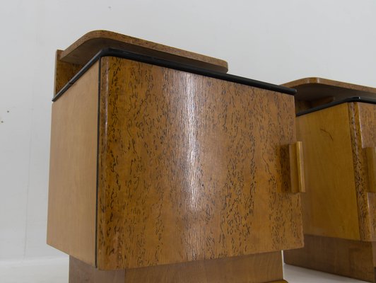 Nightstands attributed to Jindrich Halabala for Up Zavody, 1940s, Set of 2-TZ-1757302