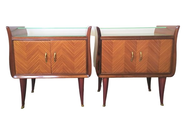 Nightstands Attributed to Paolo Buffa, 1950s, Set of 2-EI-1361794