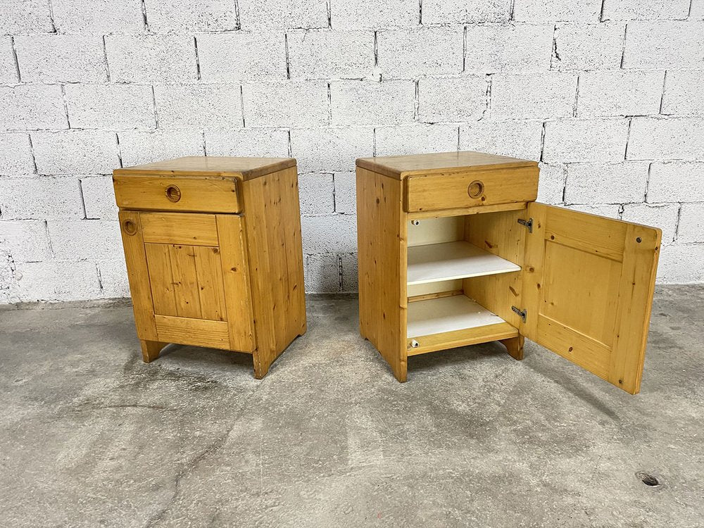 Nightstands by Charlotte Perriand, 1960s, Set of 2-PB-1776864