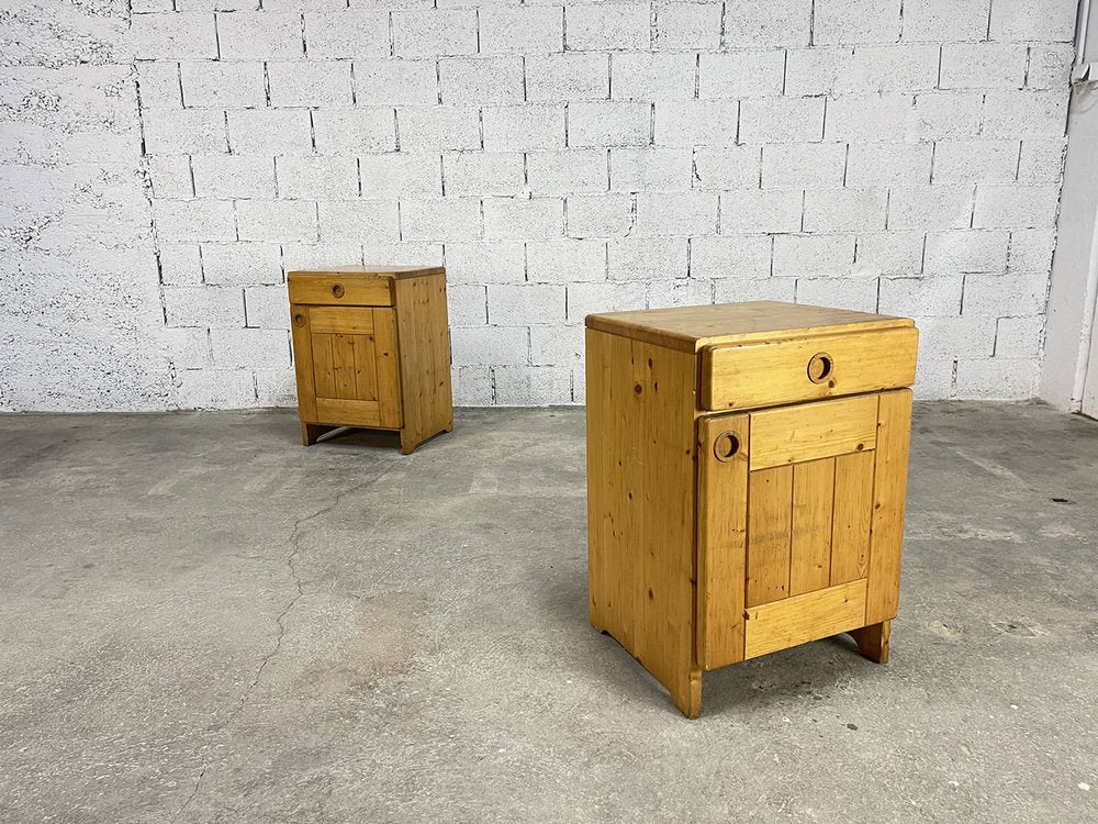 Nightstands by Charlotte Perriand, 1960s, Set of 2-PB-1776864