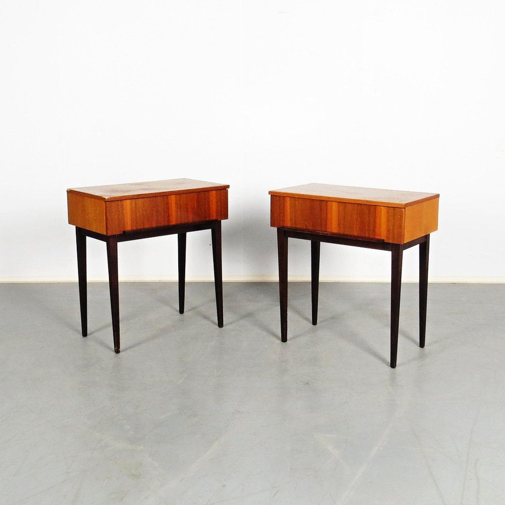 Nightstands From Up Závody, 1960s, Set of 2