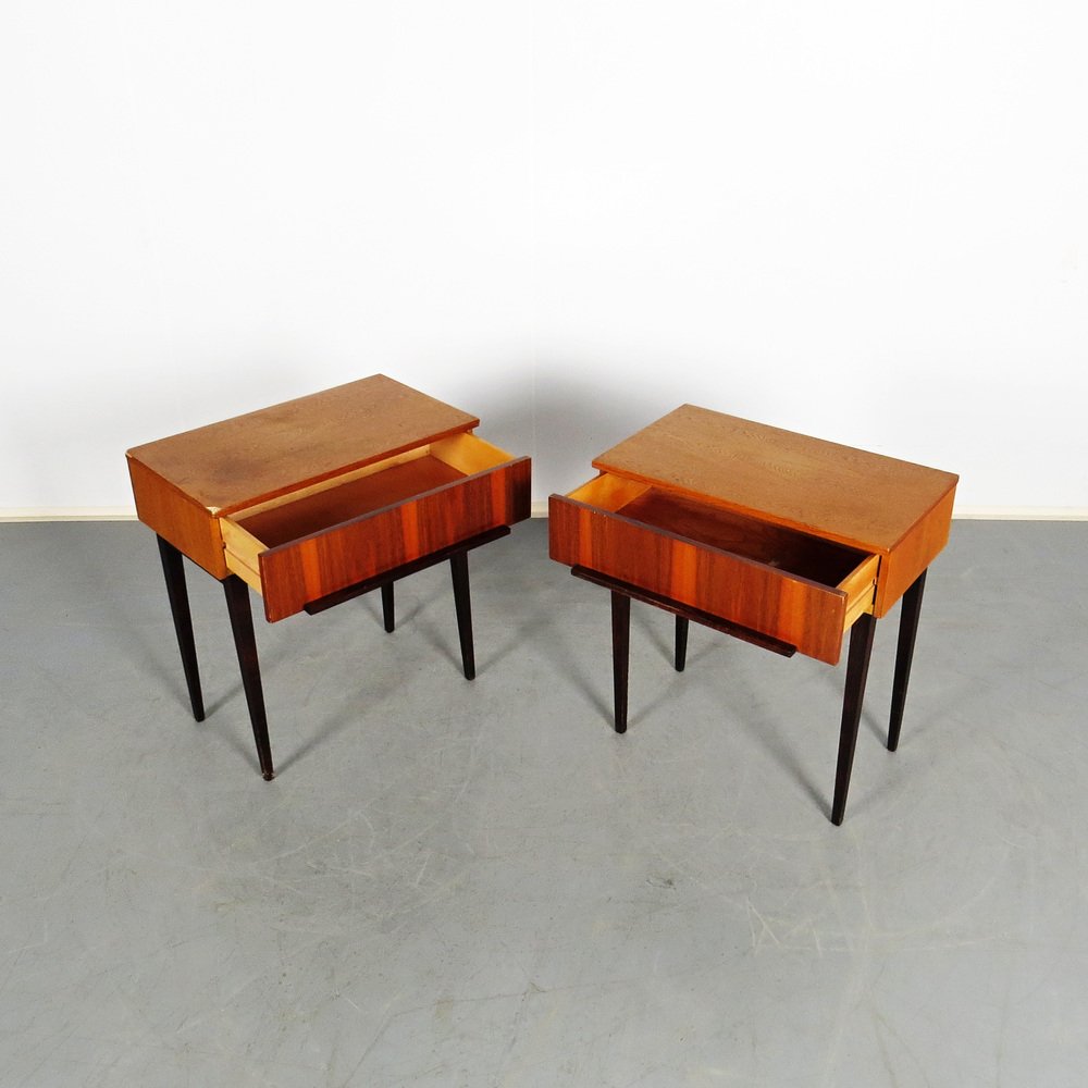 Nightstands From Up Závody, 1960s, Set of 2