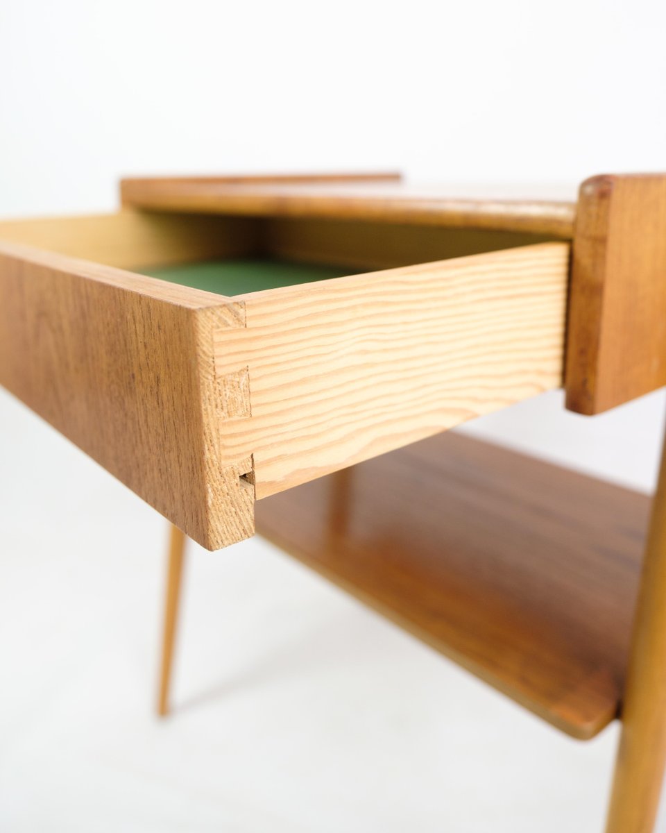 Nightstands in Teak by Ab Carlström & Co Furniture Factory, 1950s, Set of 2