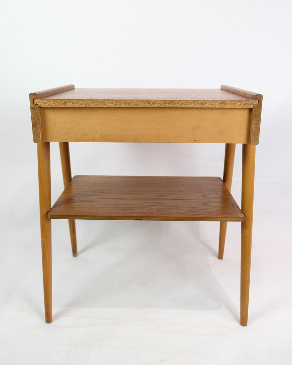 Nightstands in Teak by Ab Carlström & Co Furniture Factory, 1950s, Set of 2