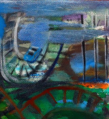 Niki Singleton, Roller Coaster, 2020, Mixed Media-ZHZ-1753028