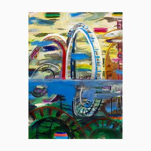 Niki Singleton, Roller Coaster, 2020, Mixed Media-ZHZ-1753028