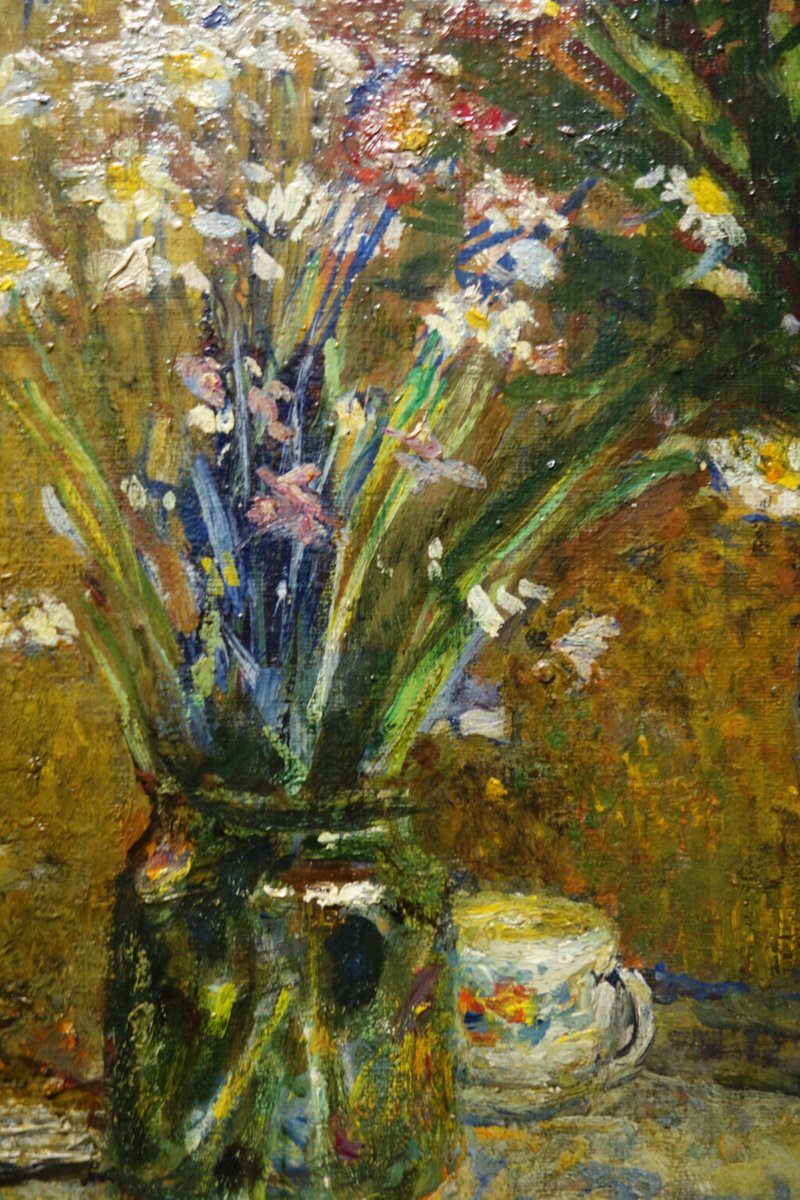 Nikolai Tulkounov, Flowers, 1970