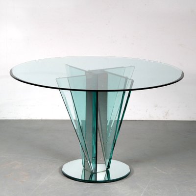 Nile Glass Table Attributed to Pietro Chiesa for Fontana Arte, Italy, 1970s-GG-951146