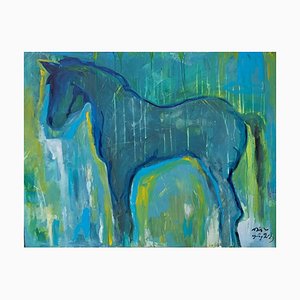 Nina Urushadze, Abstract Equine, 2023, Acrylic on Canvas-CHG-2030873