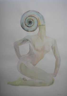 Nino Eliashvili, Incarnate, 2021, Watercolor on Paper-CHG-1283856