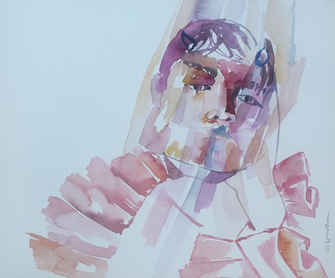 Nino Eliashvili, Inner, 2020, Watercolor on Paper-CHG-1283864