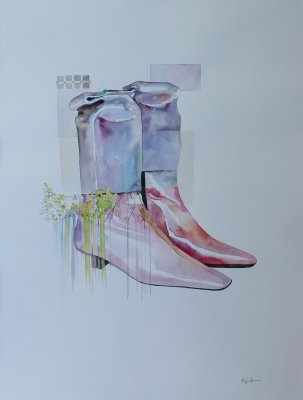 Nino Eliashvili, Try to Wear Me, 2021, Watercolor on Paper-CHG-1283860