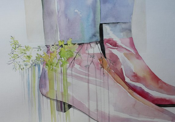 Nino Eliashvili, Try to Wear Me, 2021, Watercolor on Paper-CHG-1283860