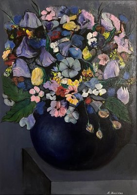 Nino Nasidze, Spring Flowers, 2024, Acrylic on Canvas-CHG-2037923