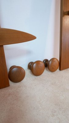 No. 140 Teak Coat Racks by Aksel Kjersgaard for Aksel Kjersgaard, 1960s, Set of 8-KK-774329