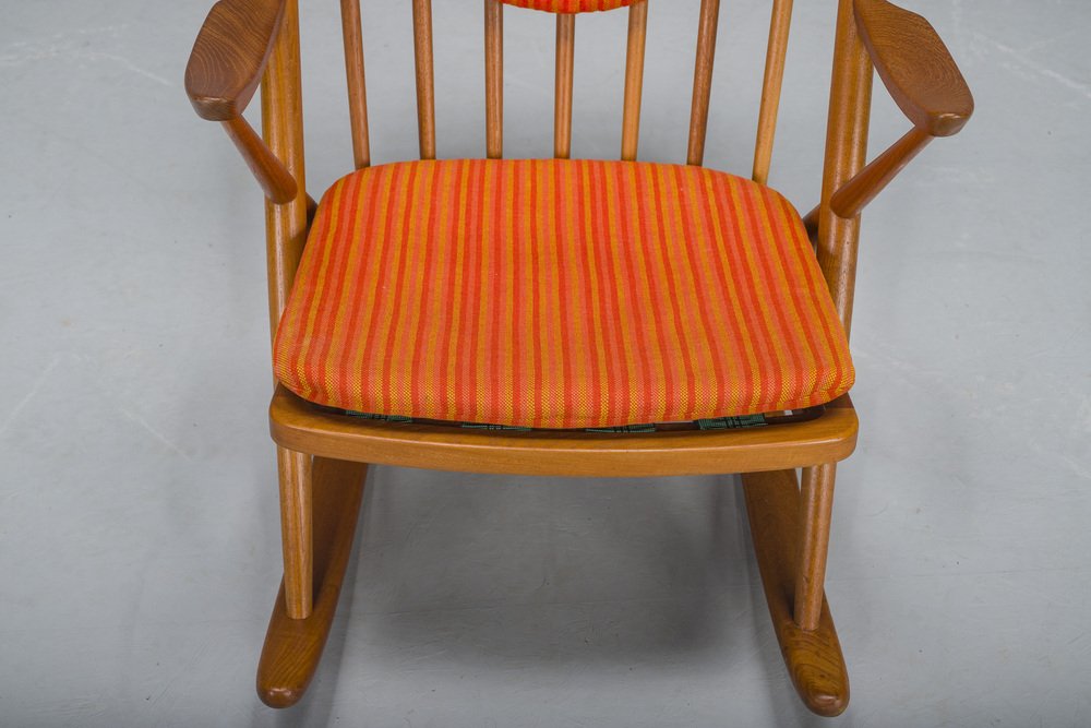 No. 182 Teak Rocking Chair by Frank Reenskaug for Bramin, 1960s