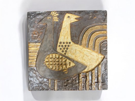 No. 185 Birds Wall Relief in Ceramic by Helmut Friedrich Schäffenacker-PYR-2034912