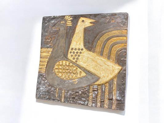 No. 185 Birds Wall Relief in Ceramic by Helmut Friedrich Schäffenacker-PYR-2034912