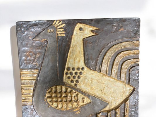 No. 185 Birds Wall Relief in Ceramic by Helmut Friedrich Schäffenacker-PYR-2034912