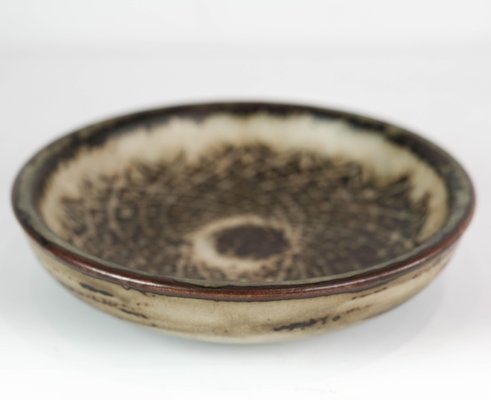 No. 21567 Stoneware Bowl in Brown Colors by Gerd Bøgelund for Royal Copenhagen-UY-1000730