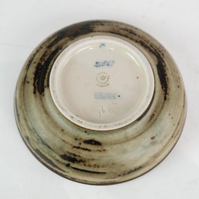 No. 21567 Stoneware Bowl in Brown Colors by Gerd Bøgelund for Royal Copenhagen-UY-1000730