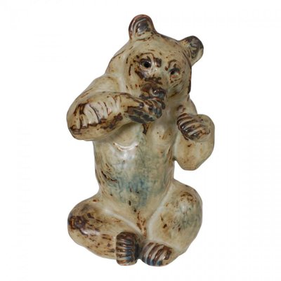 No. 21675 Bear Figure in Ceramic by Knud Kyhn for Royal Copenhagen-MTD-1399764